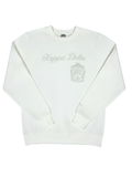 Kappa Delta White Crest Crewneck