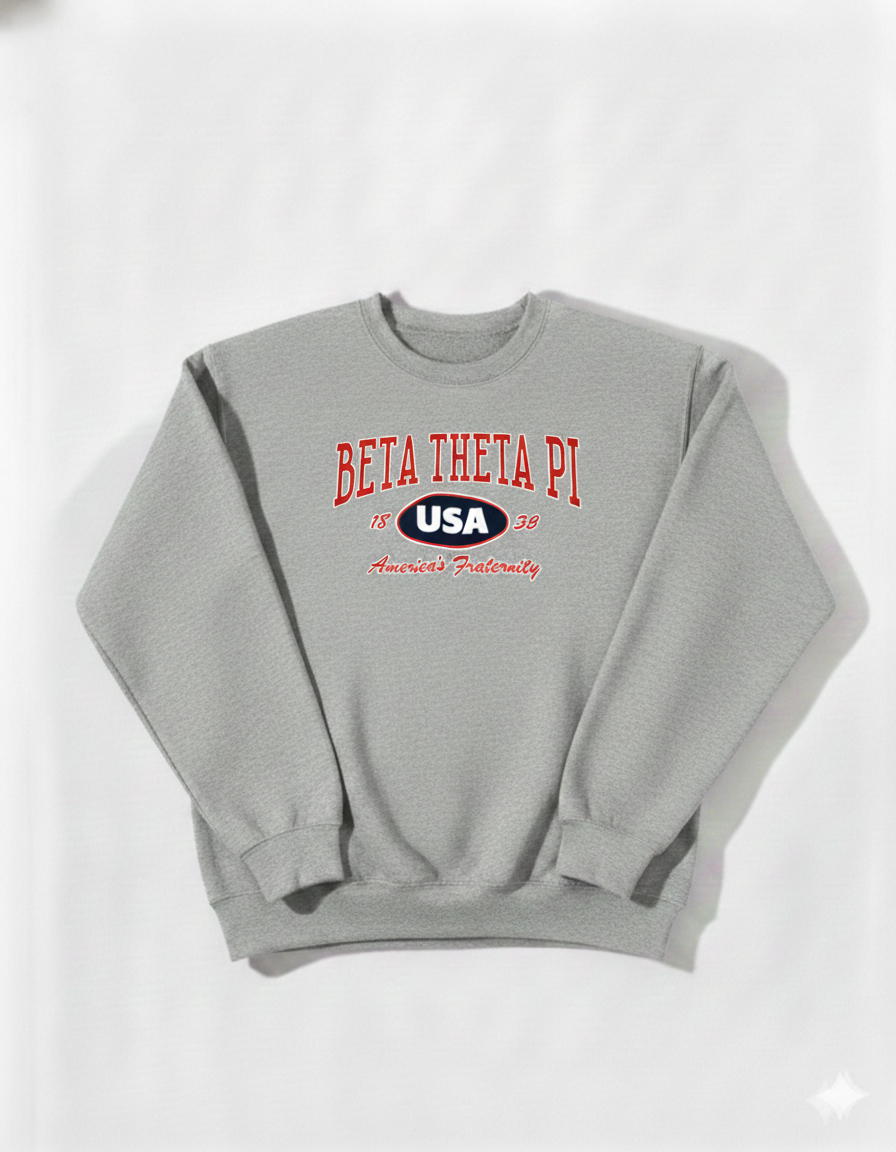 Beta Theta Pi Americas Fraternity Crewneck