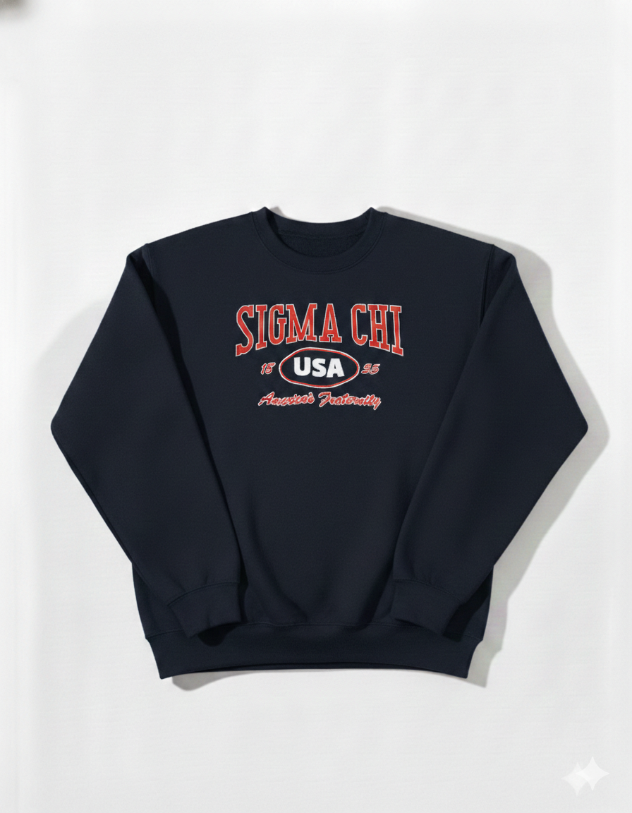 Sigma Chi Americas Fraternity Crewneck