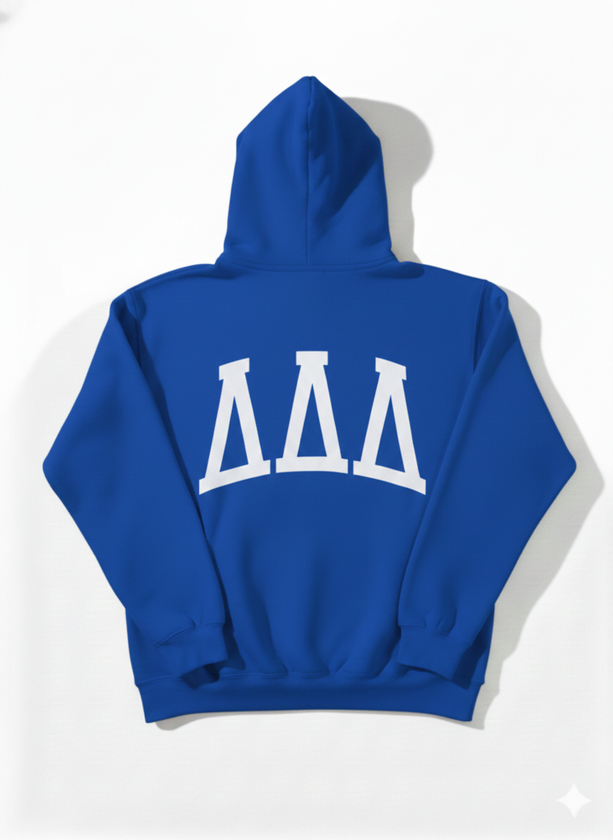Delta Delta Delta Royal Hoodie