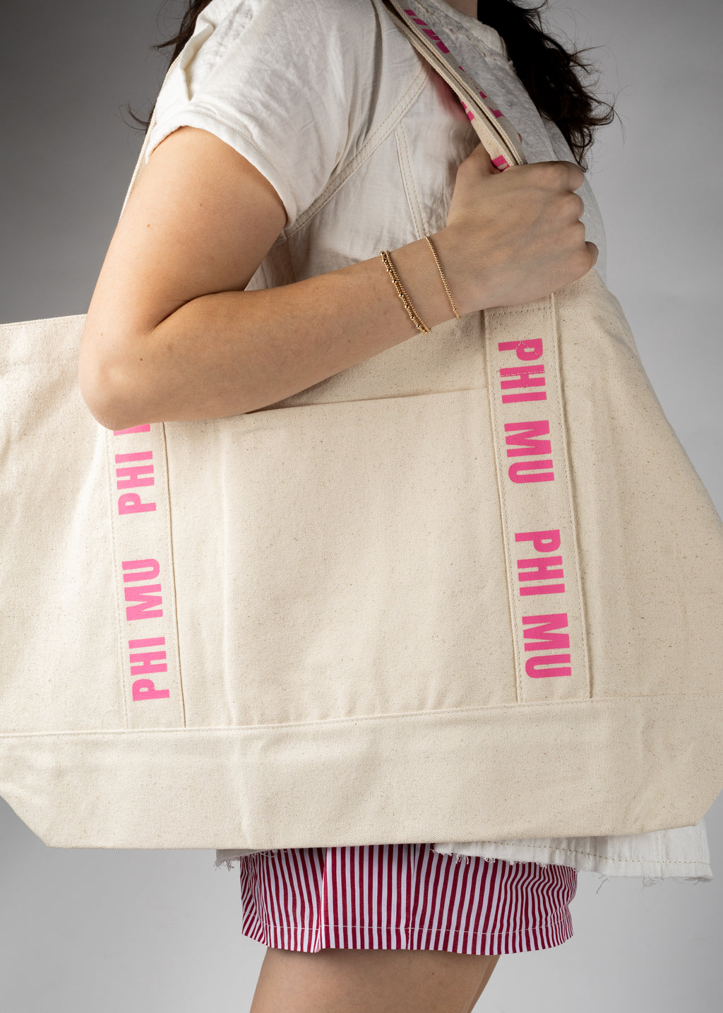 Phi Mu Spring Tote Bag