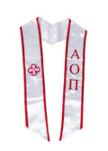 Alpha Omicron Pi Graduation Stole