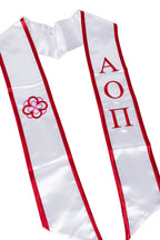 Alpha Omicron Pi Graduation Stole