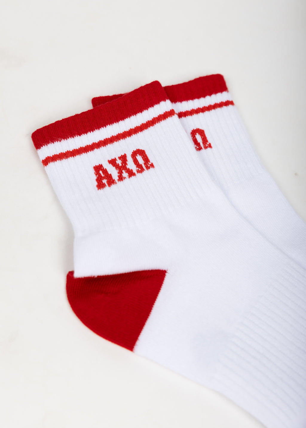Alpha Chi Omega Quarter Socks