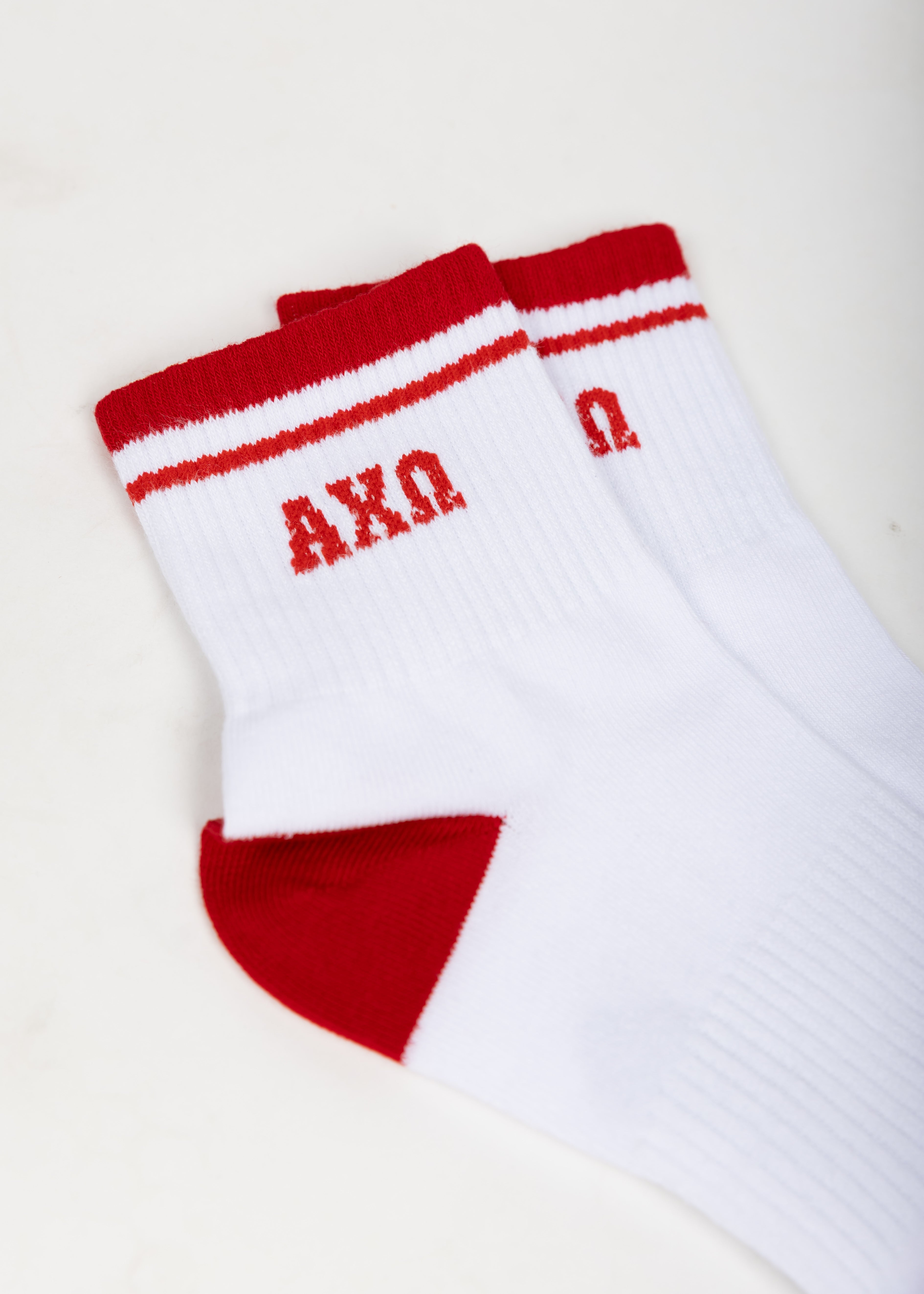 Alpha Chi Omega Quarter Socks