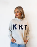 Kappa Kappa Gamma Cropped Mockneck