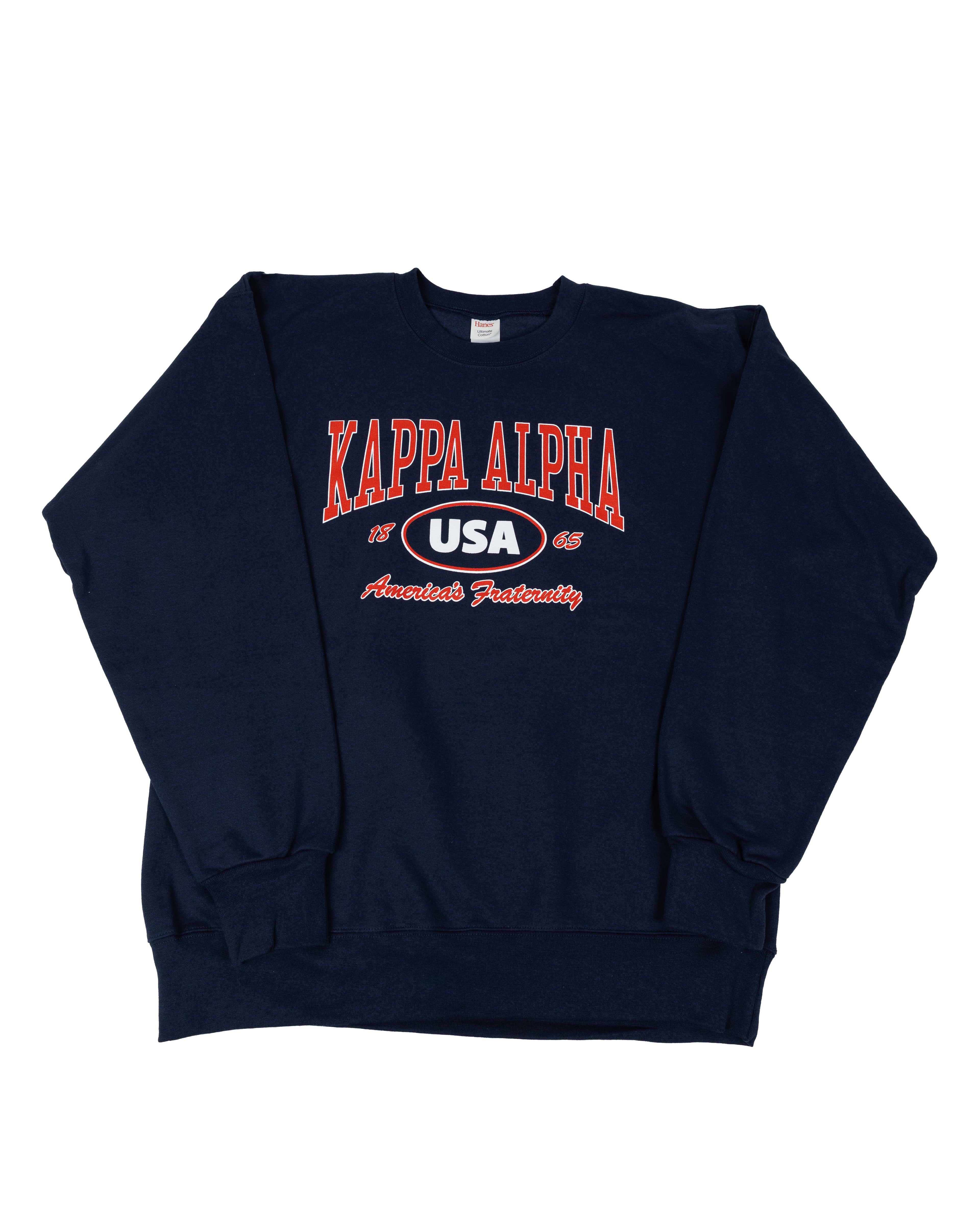 Kappa Alpha Americas Fraternity Crewneck