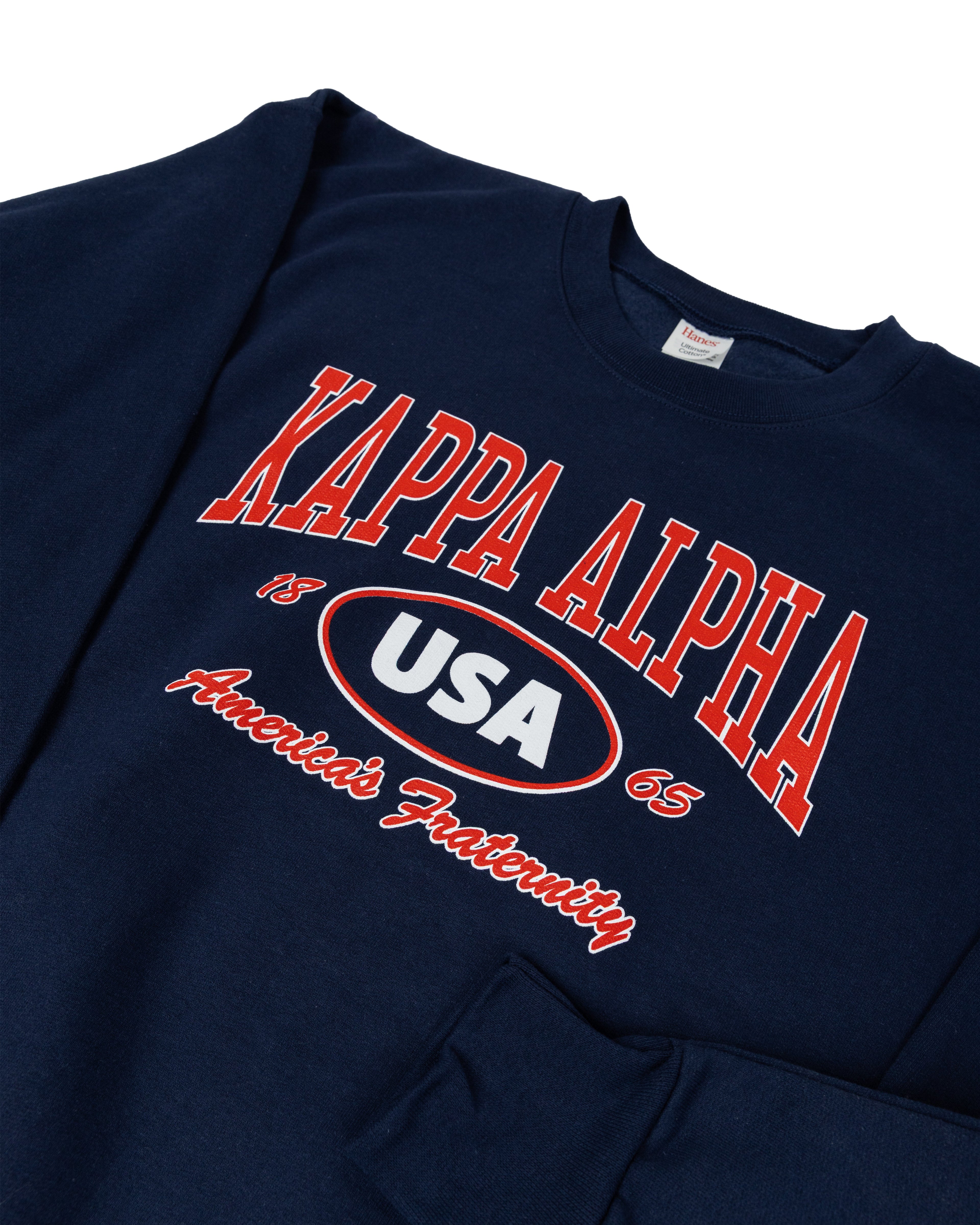 Kappa Alpha Americas Fraternity Crewneck