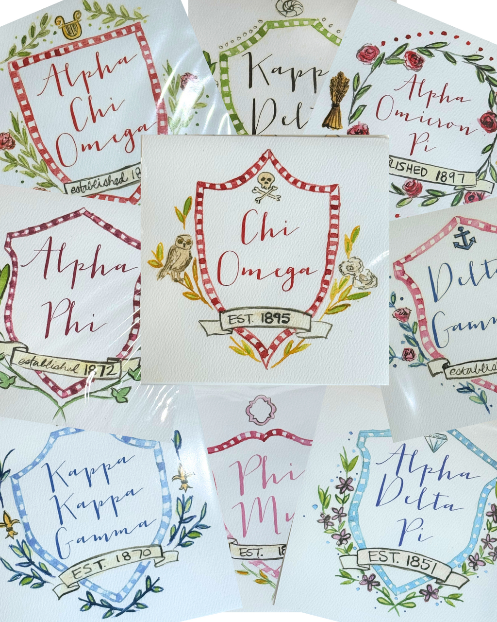 Sorority Greeting Card