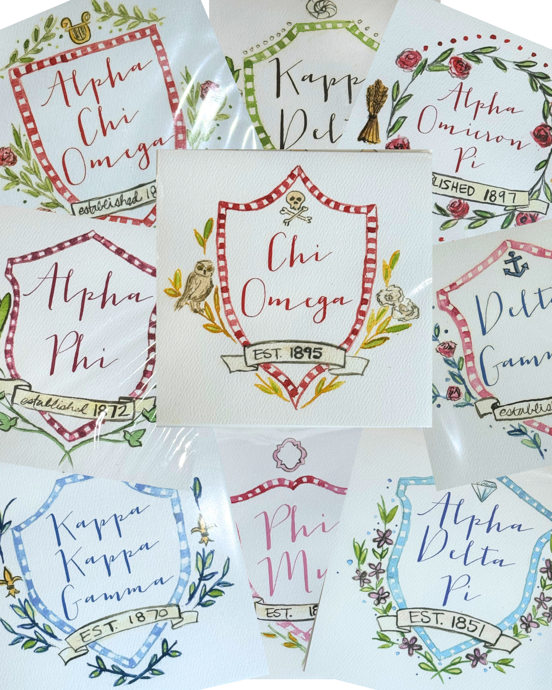 Sorority Greeting Card