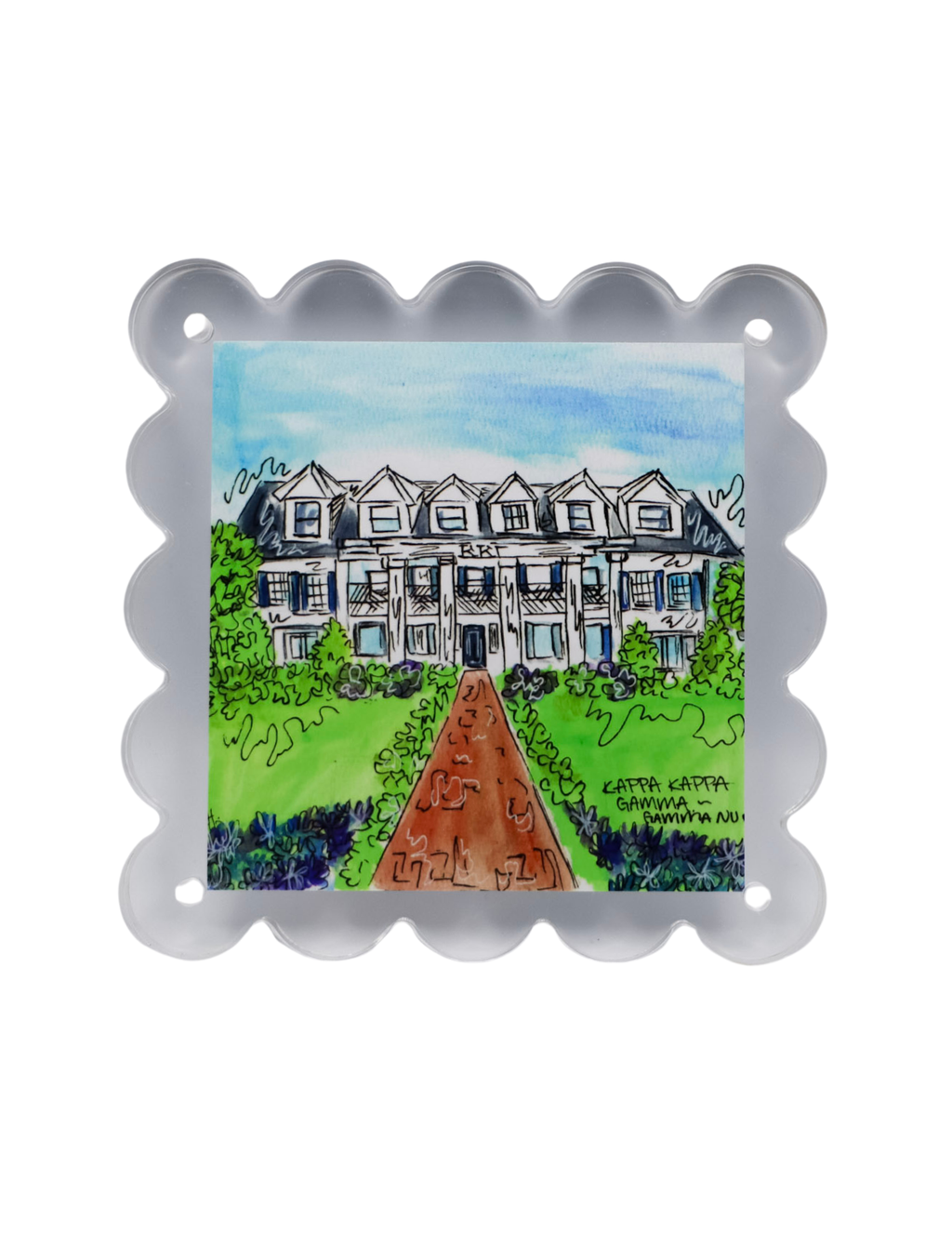 University of Arkansas Sorority House Print & Frame