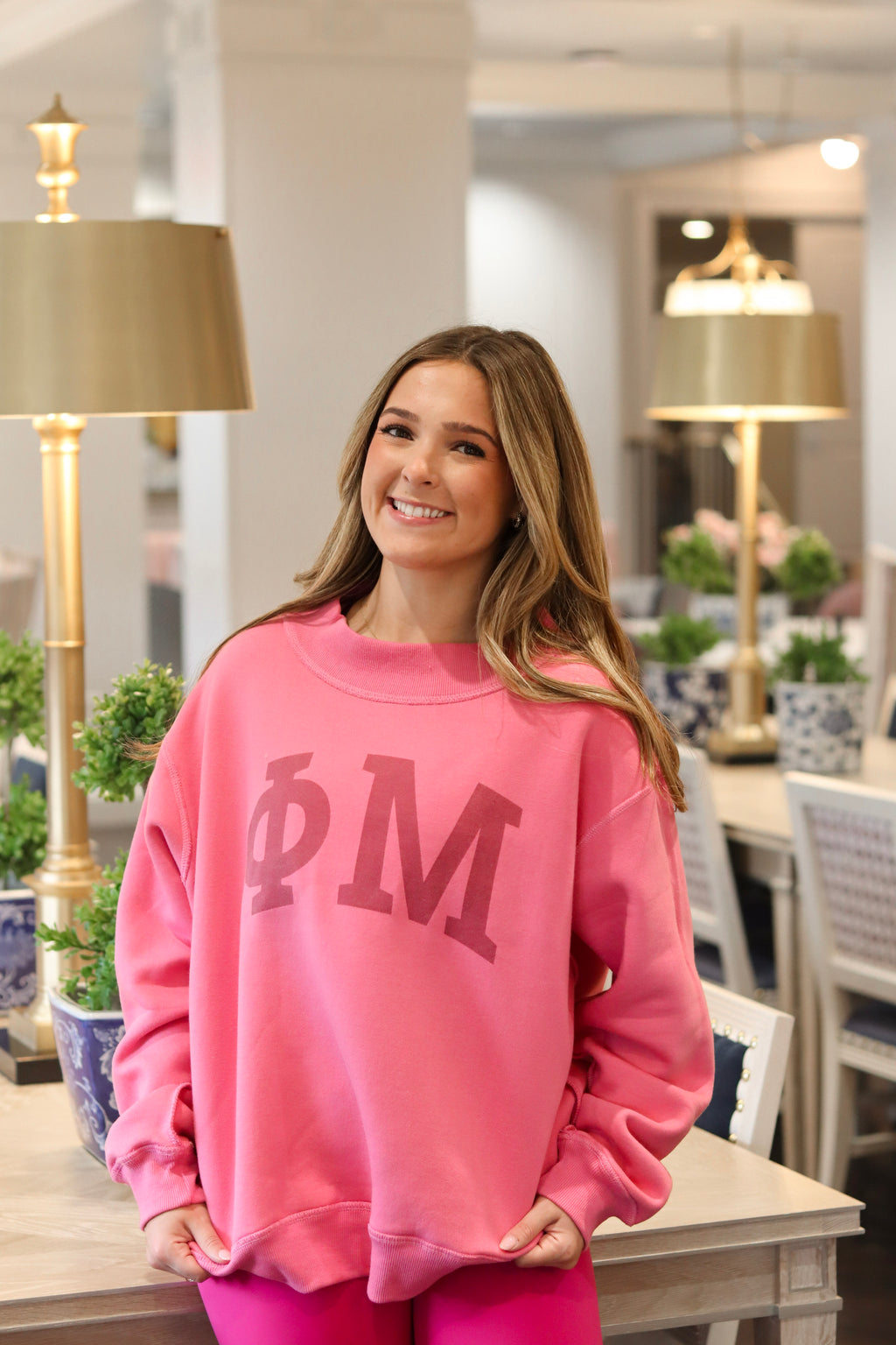 Sorority Reversible Mockneck