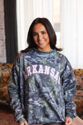 Arkansas Camo Mock Neck