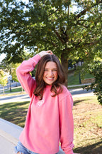 Sorority Embroidered Crest Crewneck