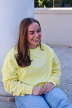 Sorority Embroidered Crest Crewneck