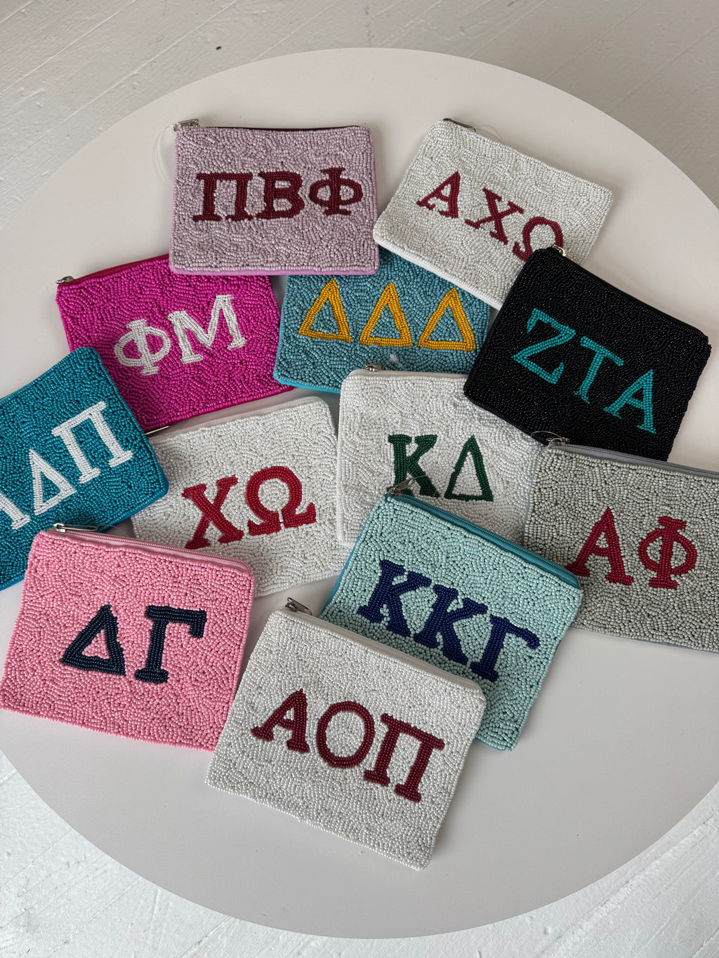 Sorority Beaded Wallet