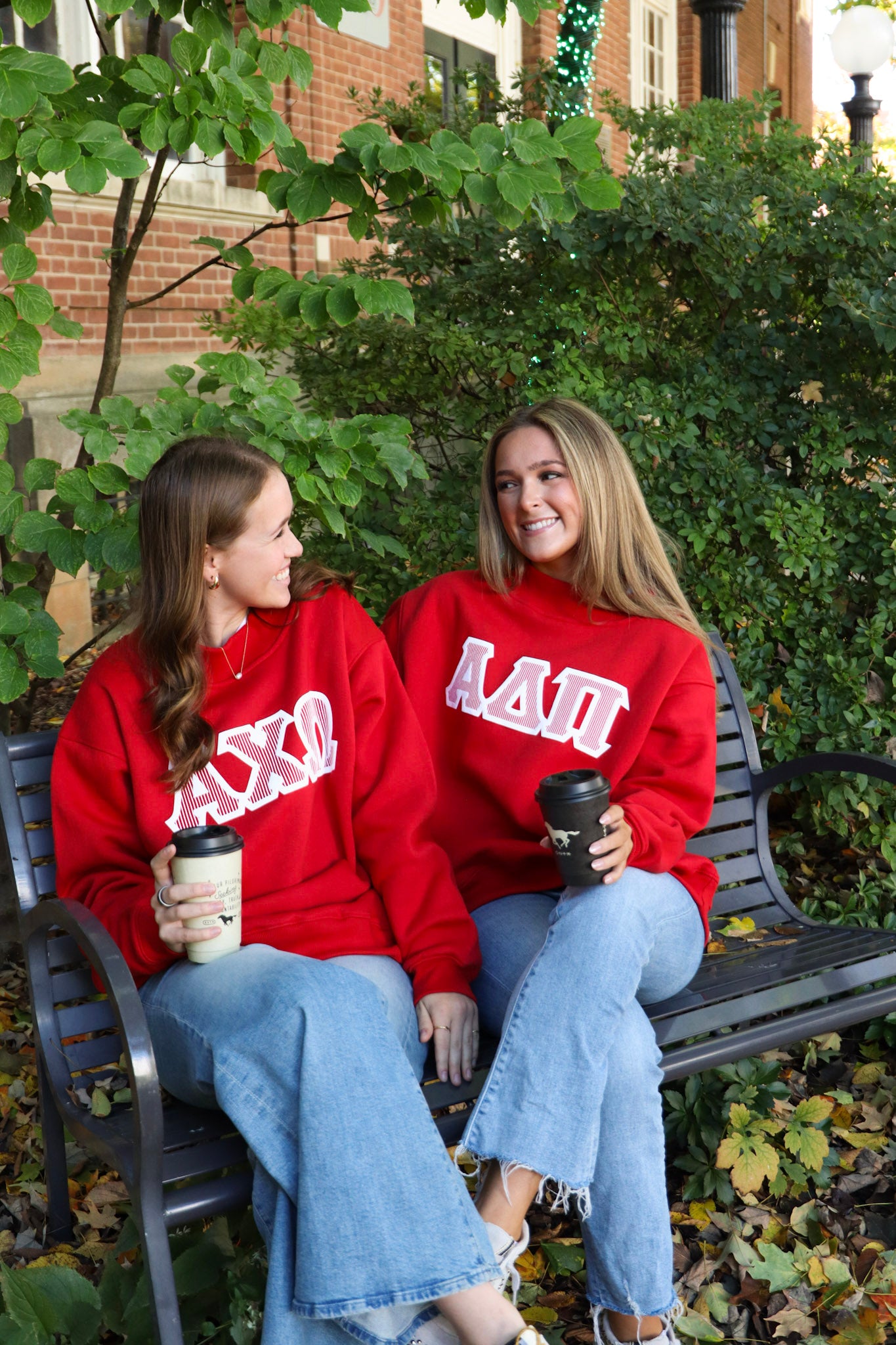 Alpha Chi Omega Red Mockneck