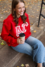 Delta Gamma Red Mockneck