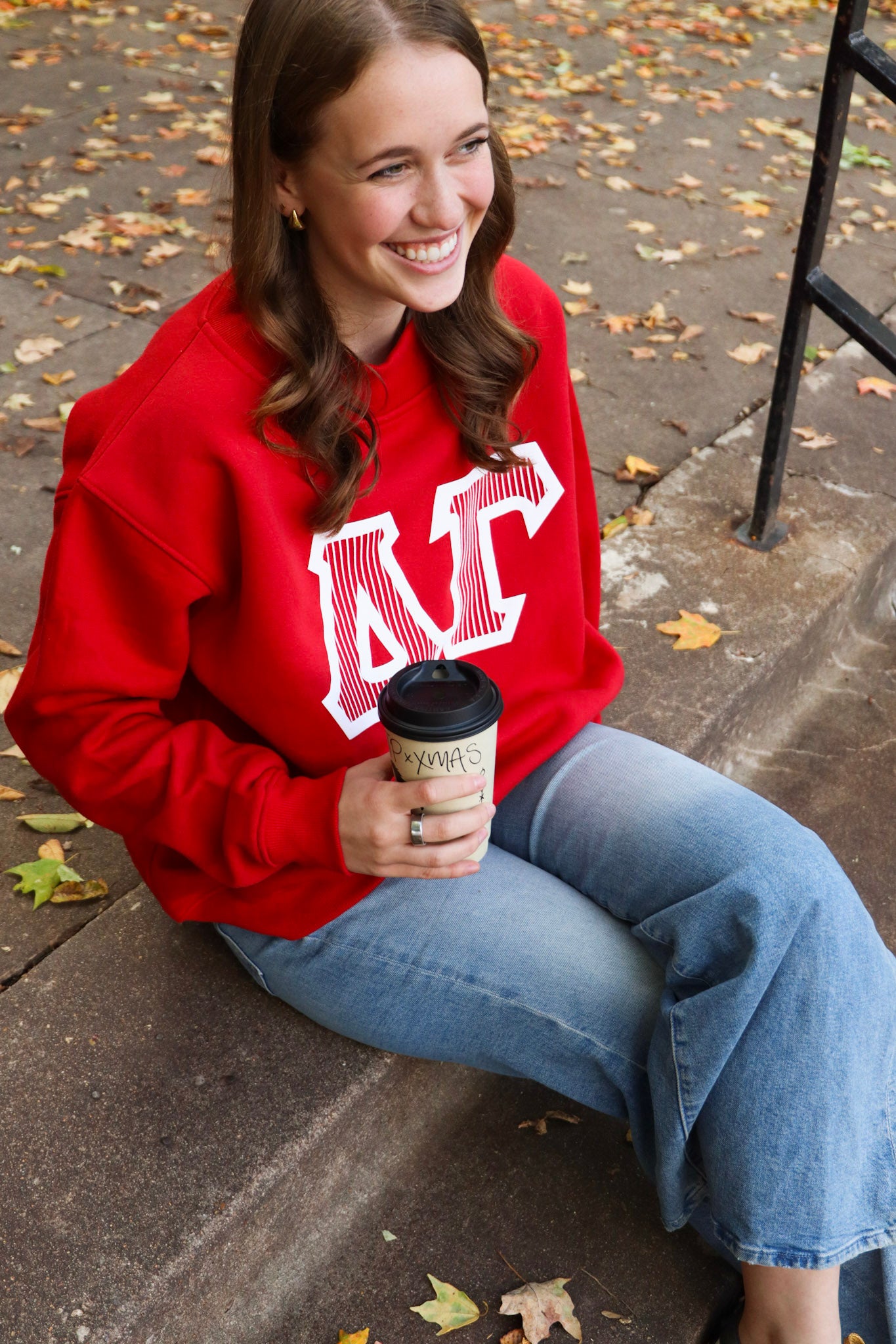 Delta Gamma Red Mockneck