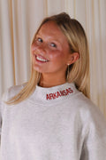 Arkansas Embroidery Mockneck