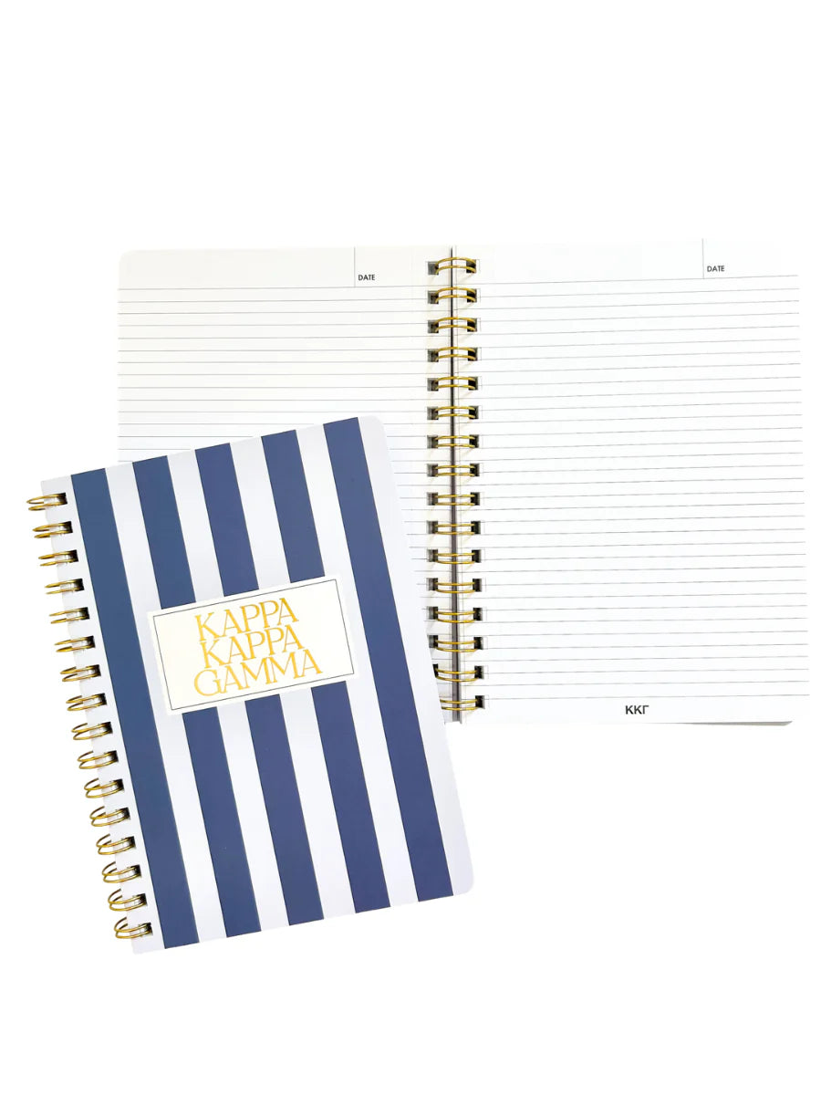 Sorority Stripe Notebook