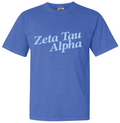 Zeta Tau Alpha Tone On Tone T-shirt