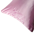 Sorority Embroidered Silk Pillow Case
