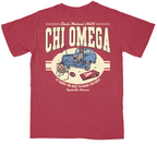 Chi Omega Arkansas Dad's Day 2025 T-Shirt