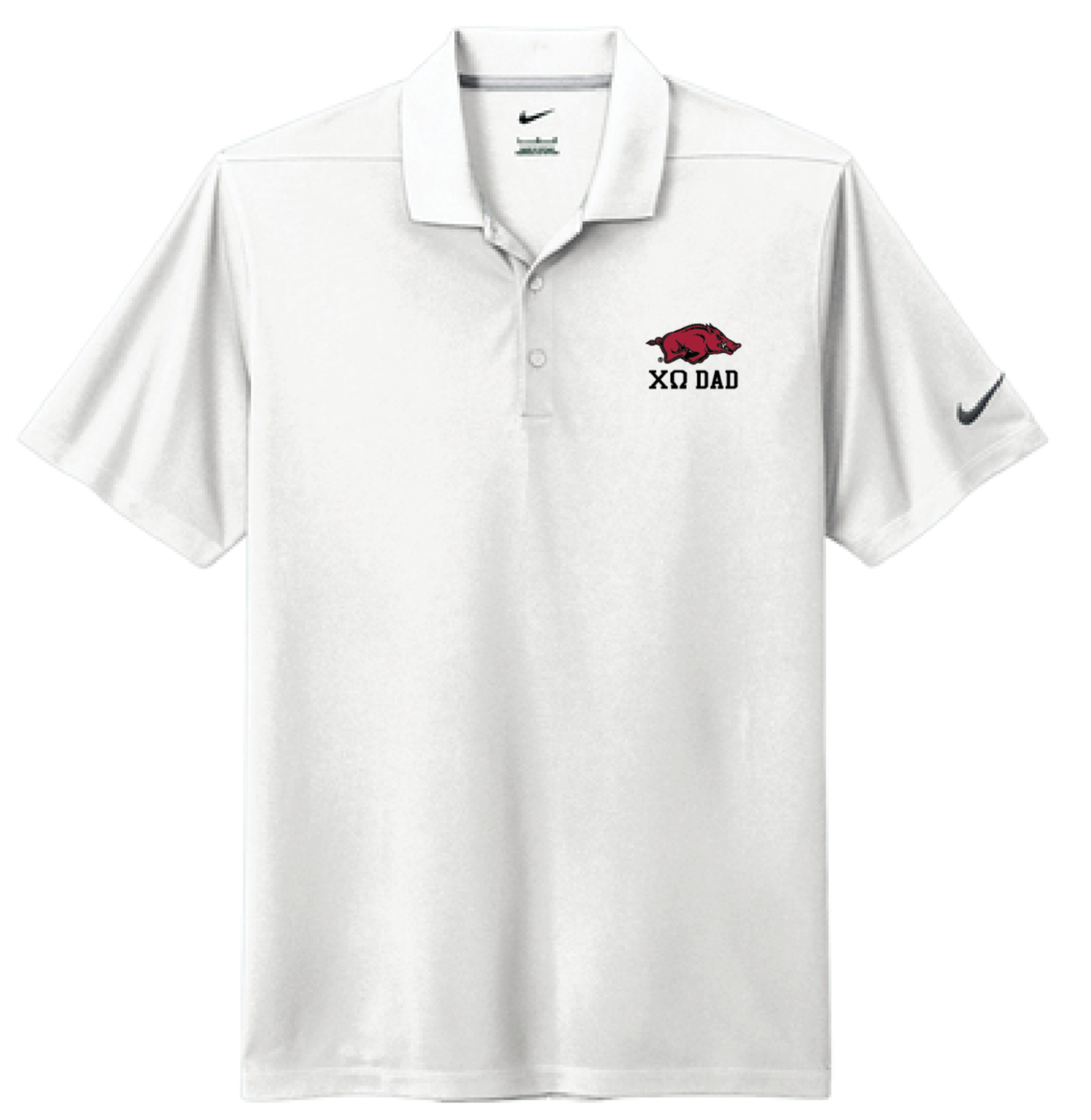 Chi Omega Arkansas Dad Polo