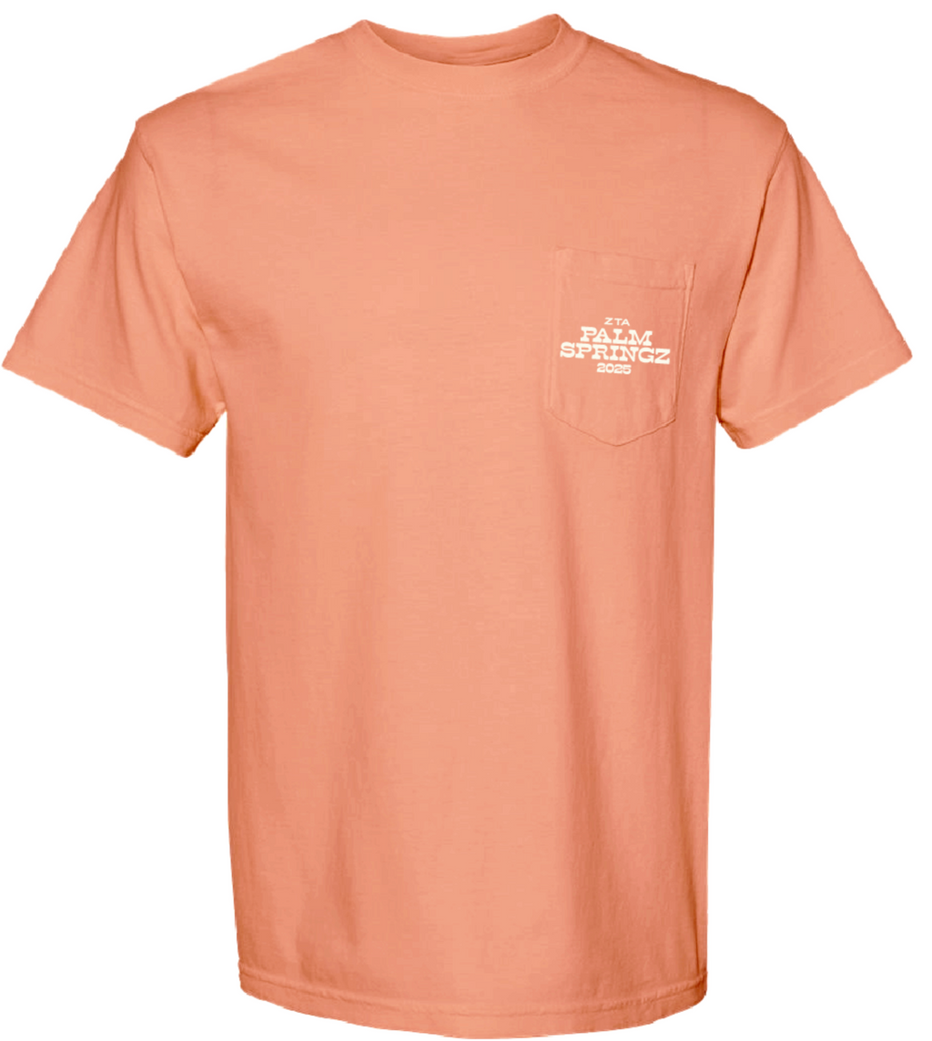 Zeta Tau Alpha Arkansas Palm Springs Function 2025 T-Shirt