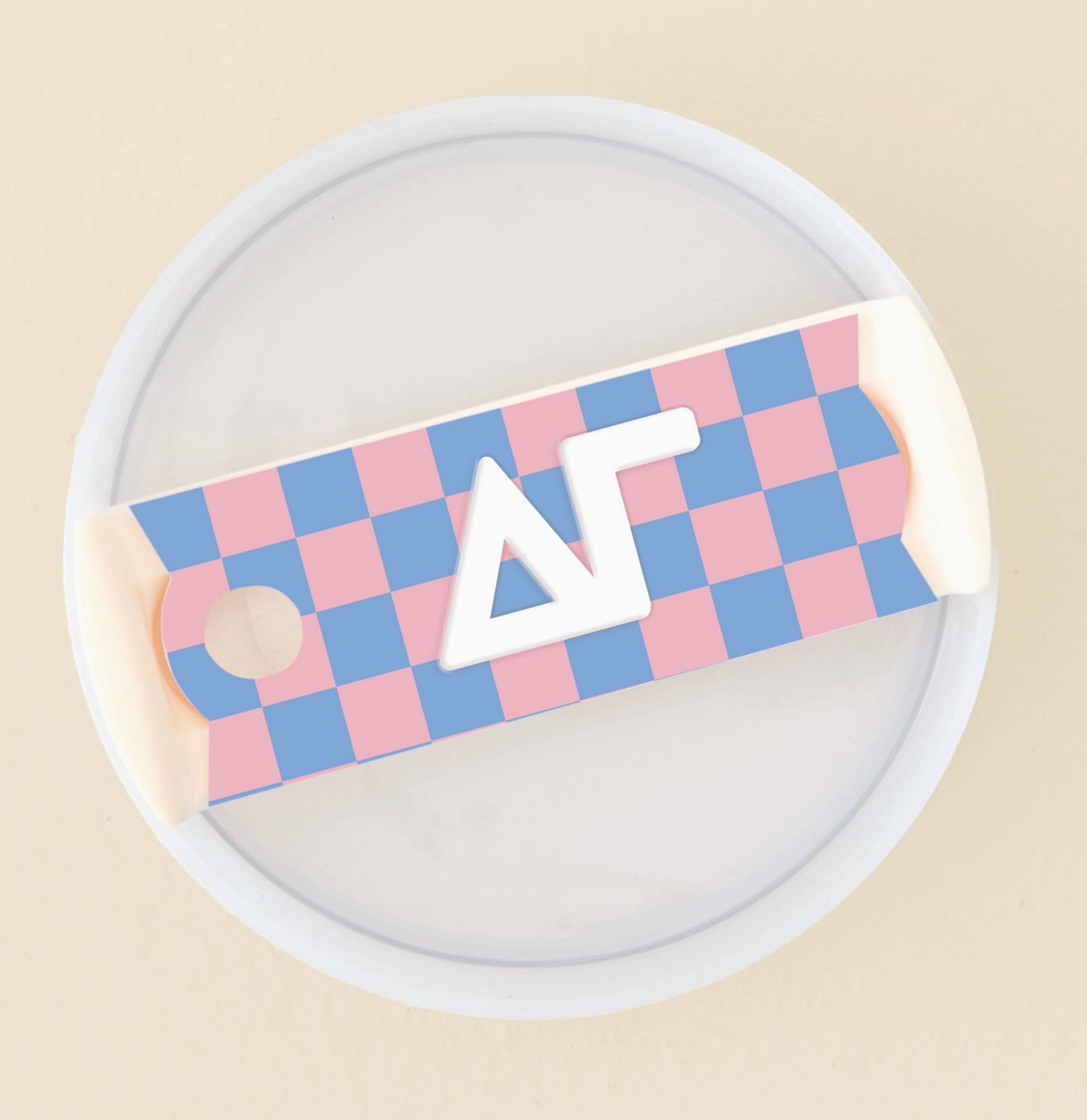 Sorority Tumbler Lid Tags