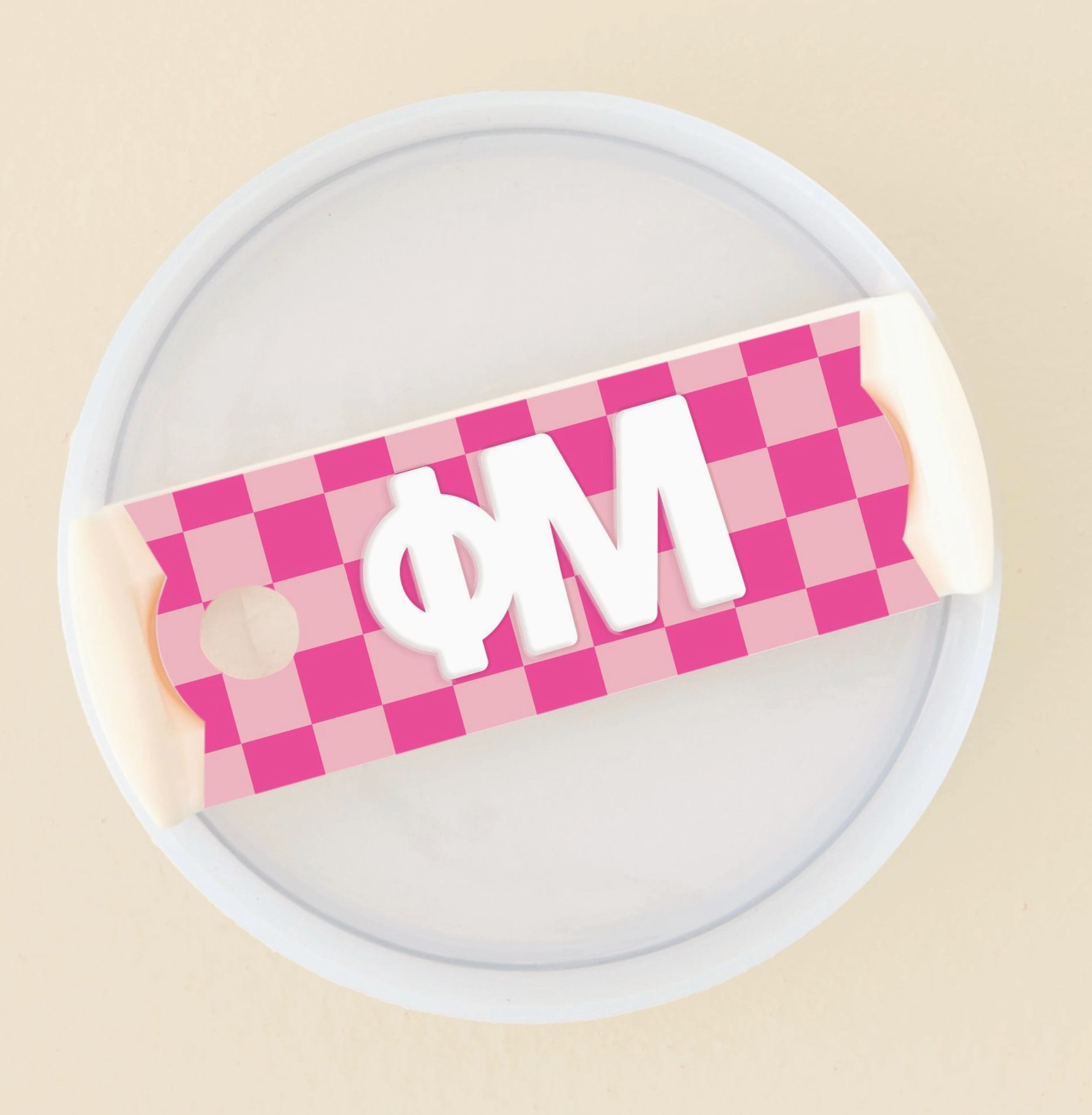 Phi Mu Lid Tag