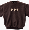 Pi Beta Phi Brown Crewneck