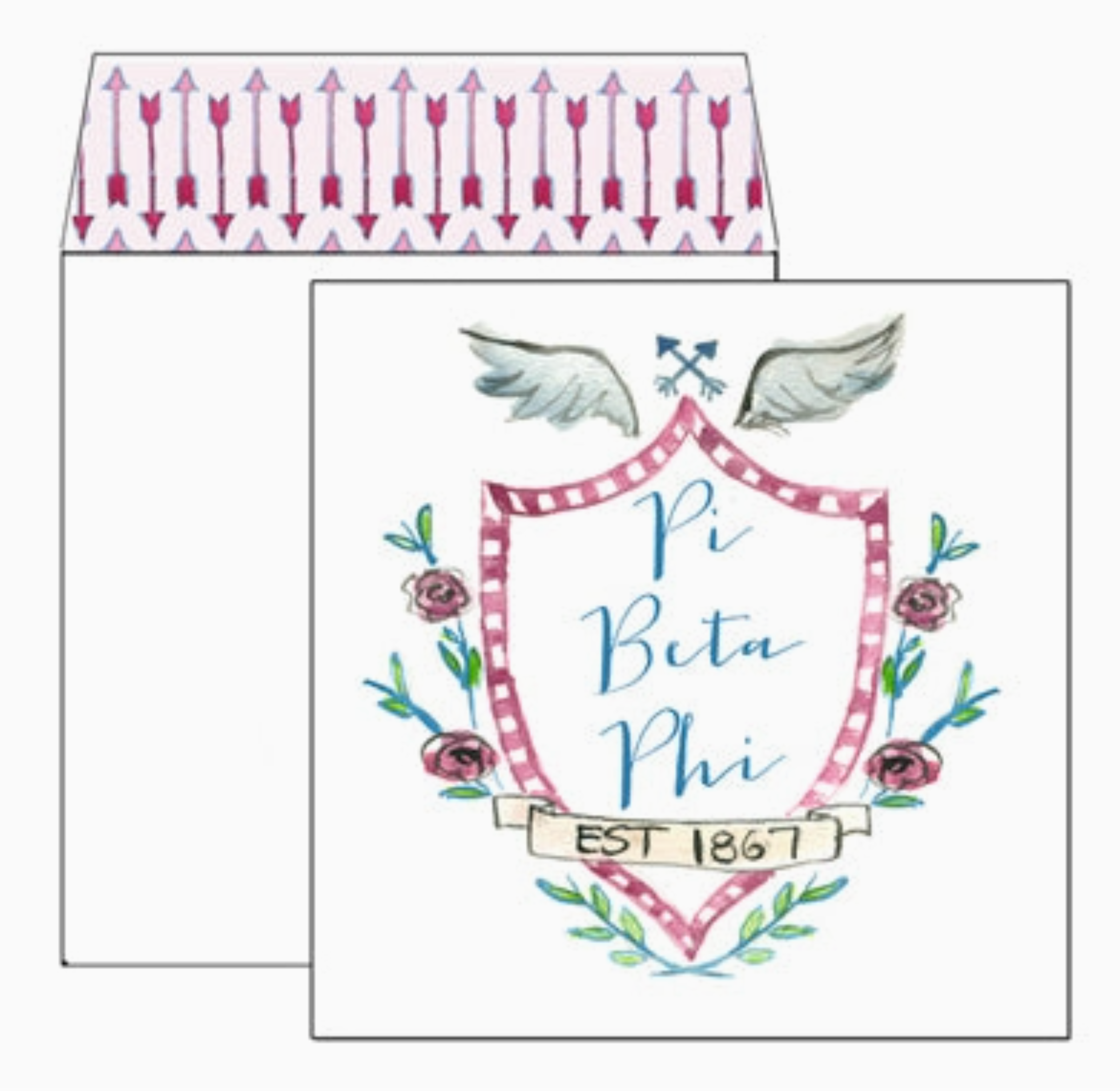 Sorority Greeting Card