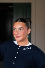 Sorority Navy Button Up Cardigan