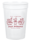 Chi Omega Arkansas Dad's Weekend 2026 Cup