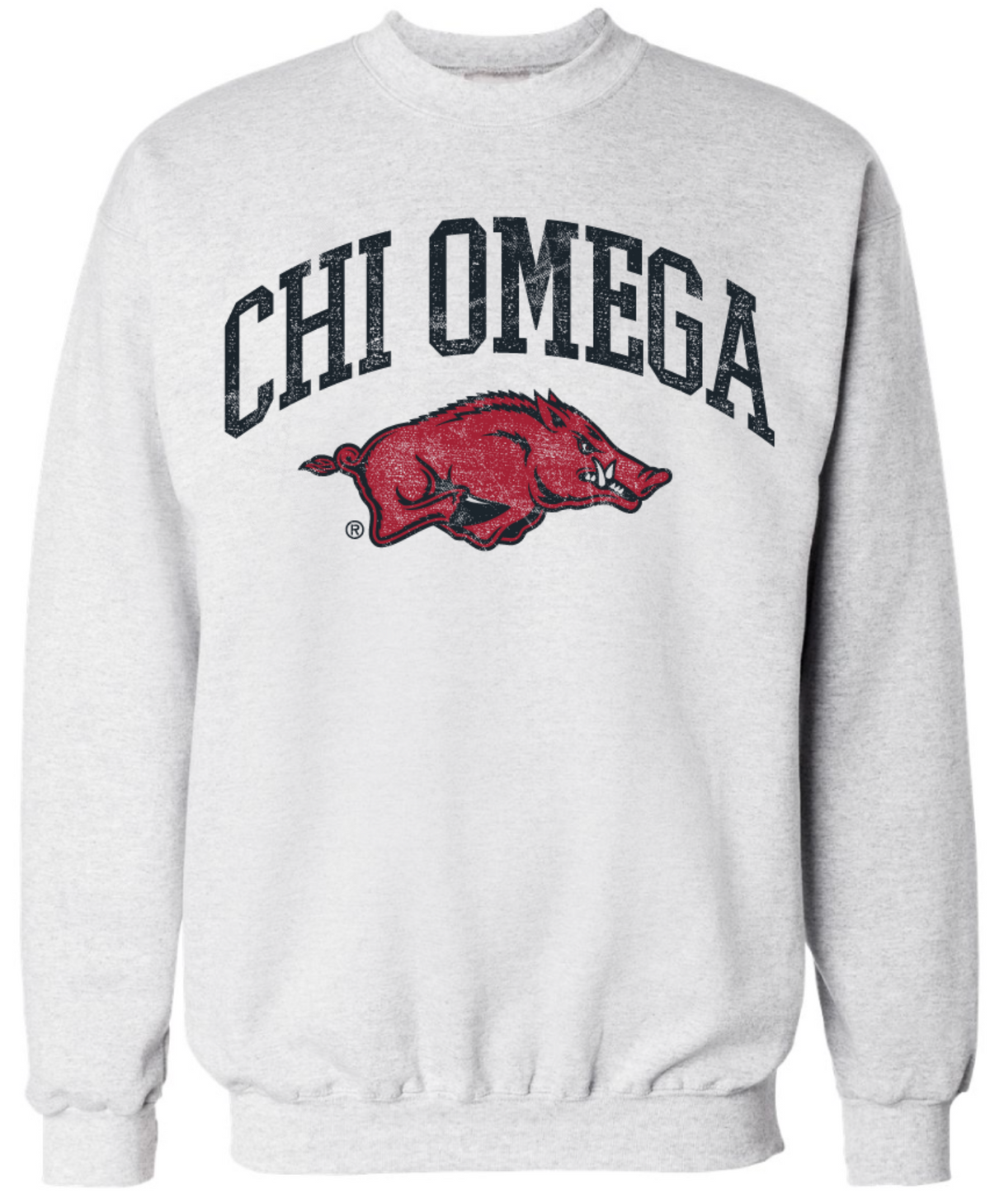 Chi Omega Arkansas Hog Crewneck
