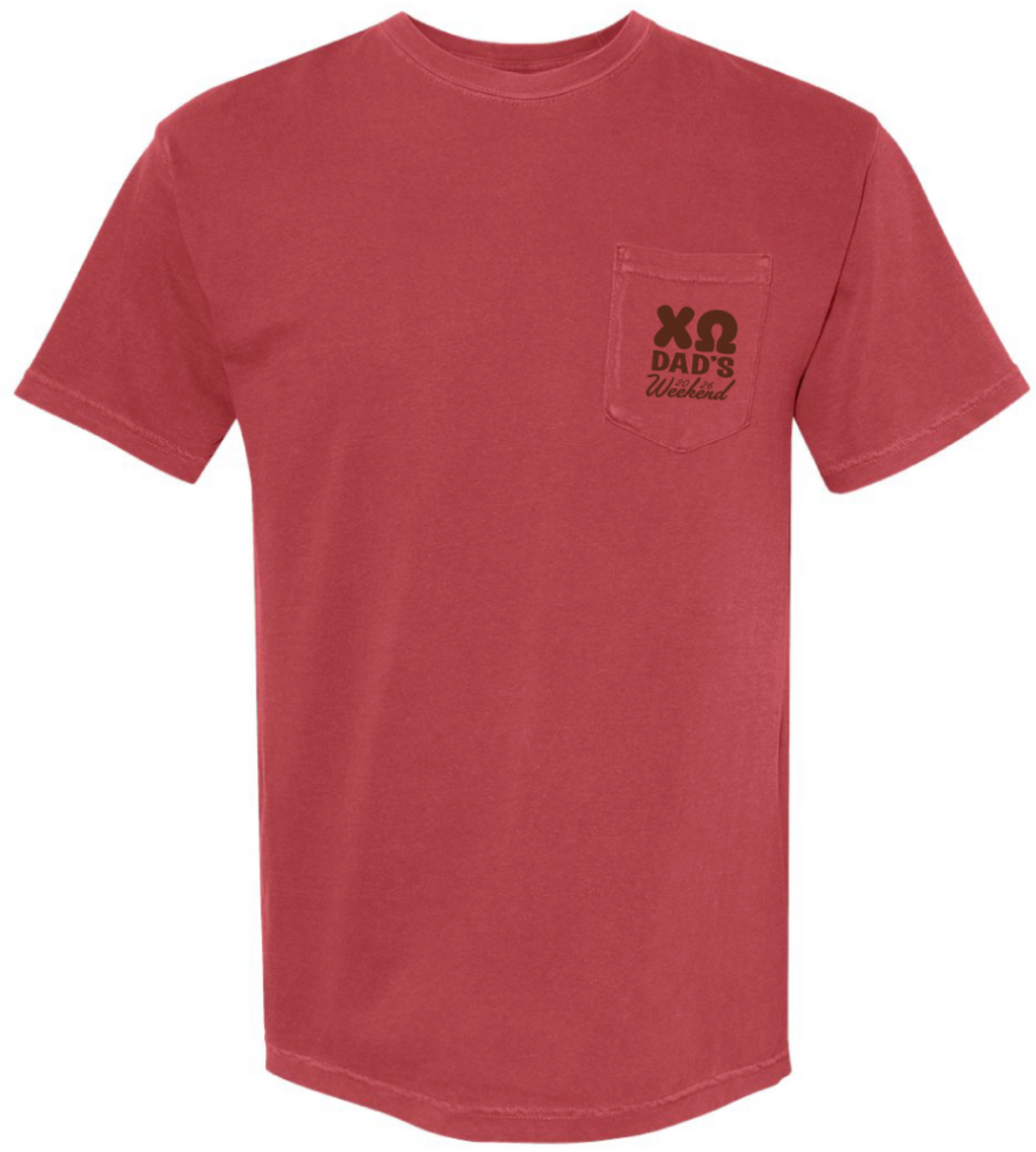 Chi Omega Arkansas Dad's Weekend 2026 T-Shirt Two