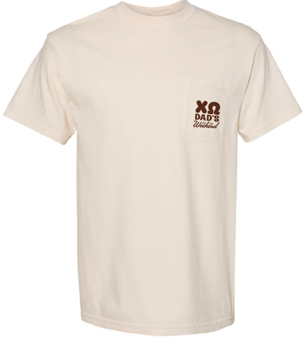 Chi Omega Arkansas Dad's Weekend 2026 T-Shirt Two