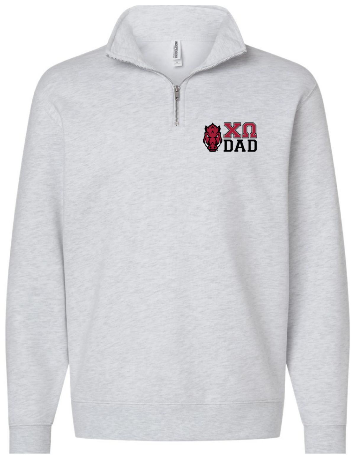 Chi Omega Arkansas Dad's Weekend 2026 Quarter Zip