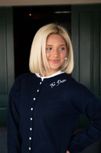 Sorority Navy Button Up Cardigan