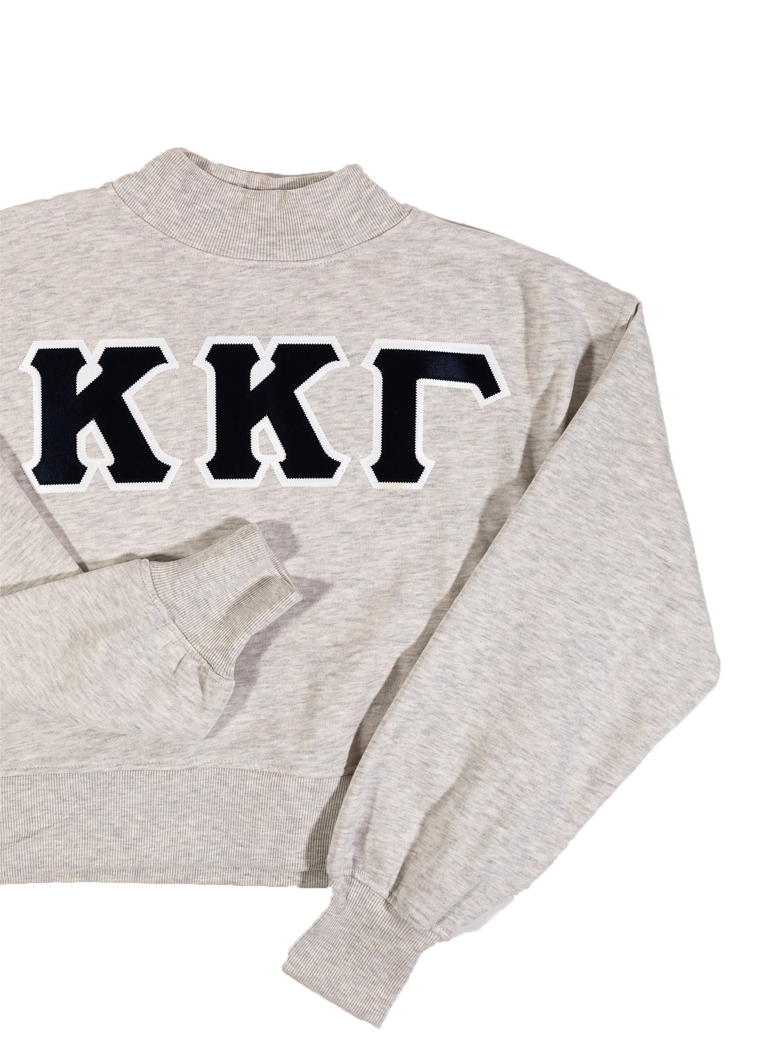 Kappa Kappa Gamma Cropped Mockneck