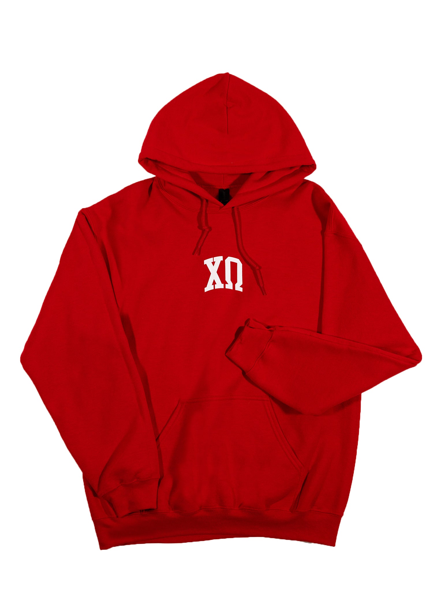 Chi Omega Red Hoodie