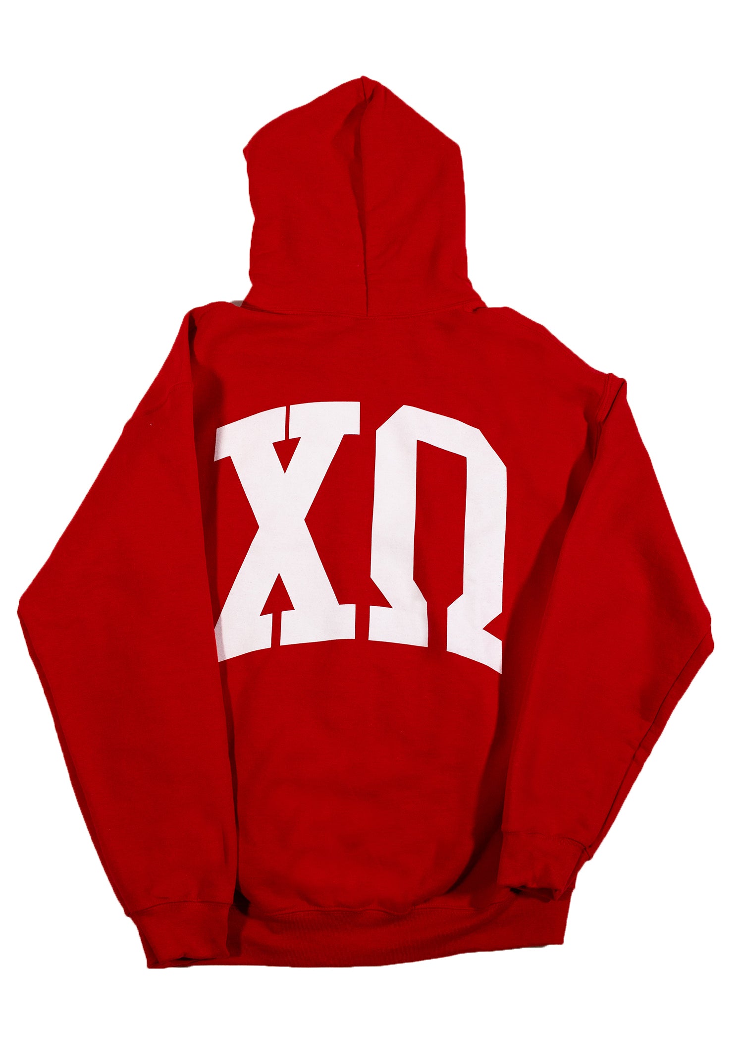 Chi Omega Red Hoodie