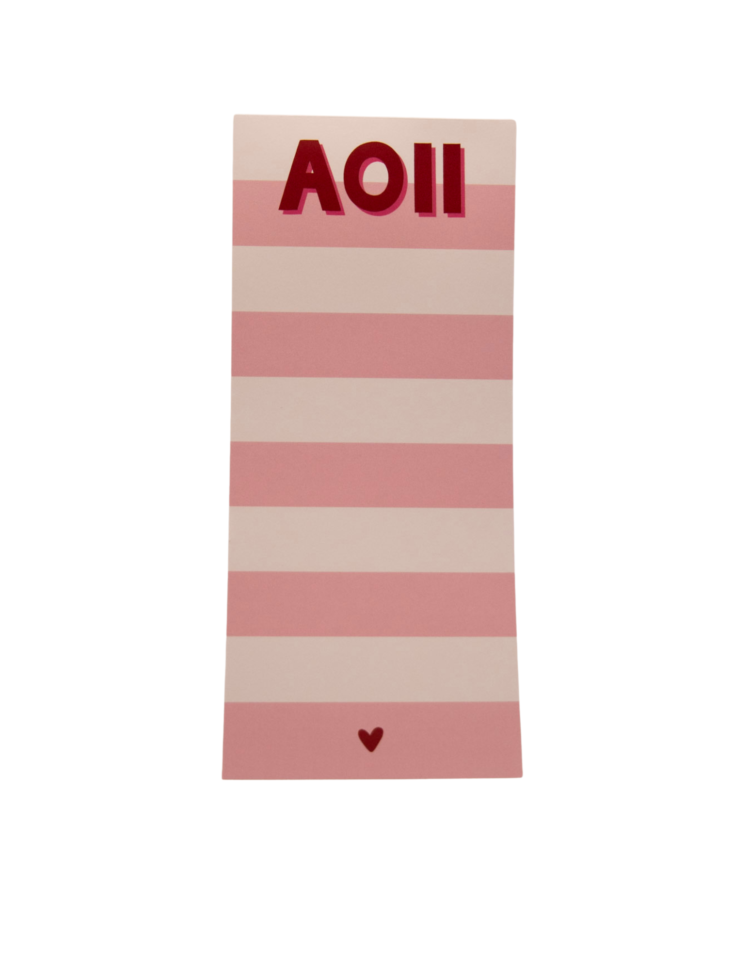 Alpha Omicron Pi Skinny Note Pad