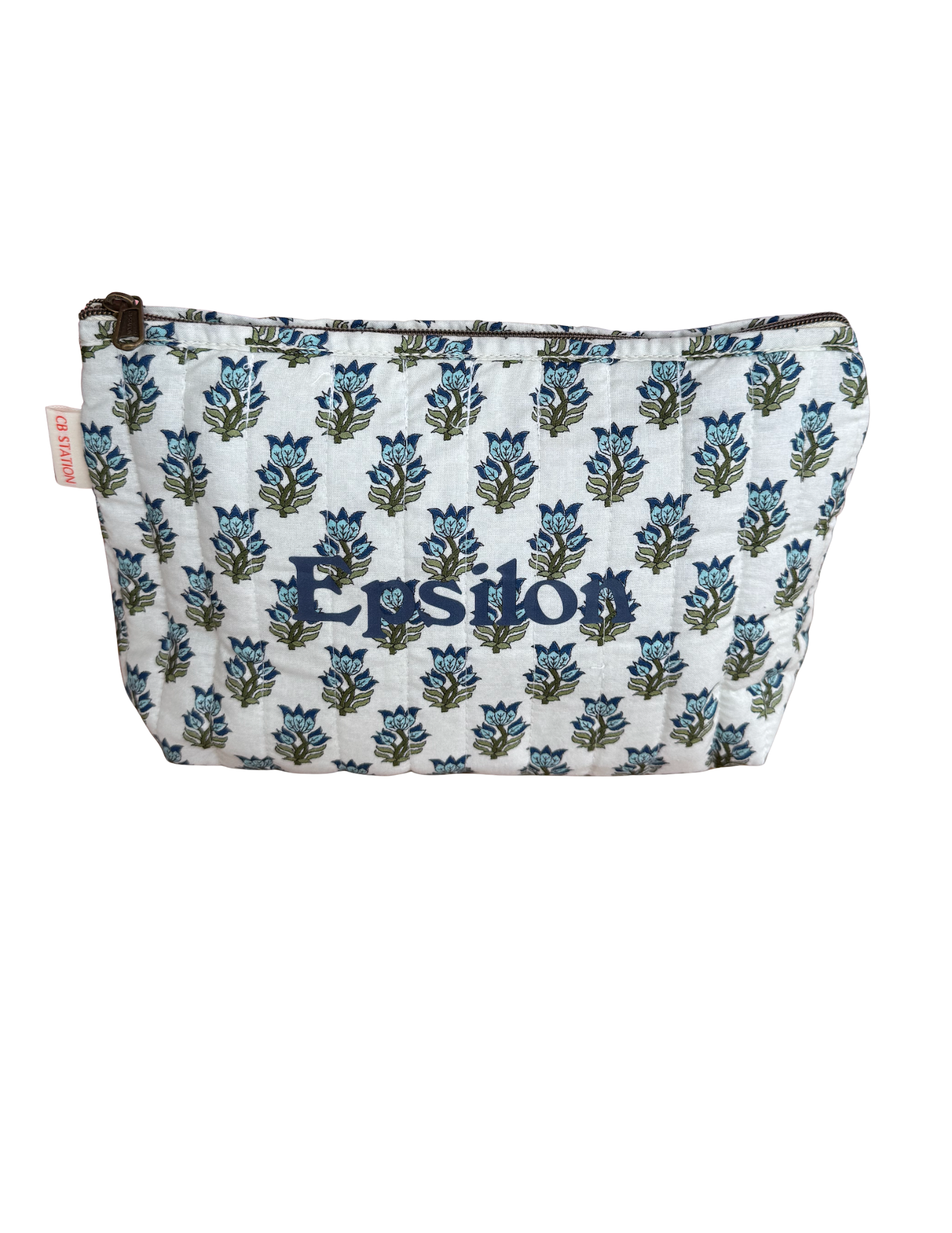 Zeta Tau Alpha Floral Cosmetic Bag