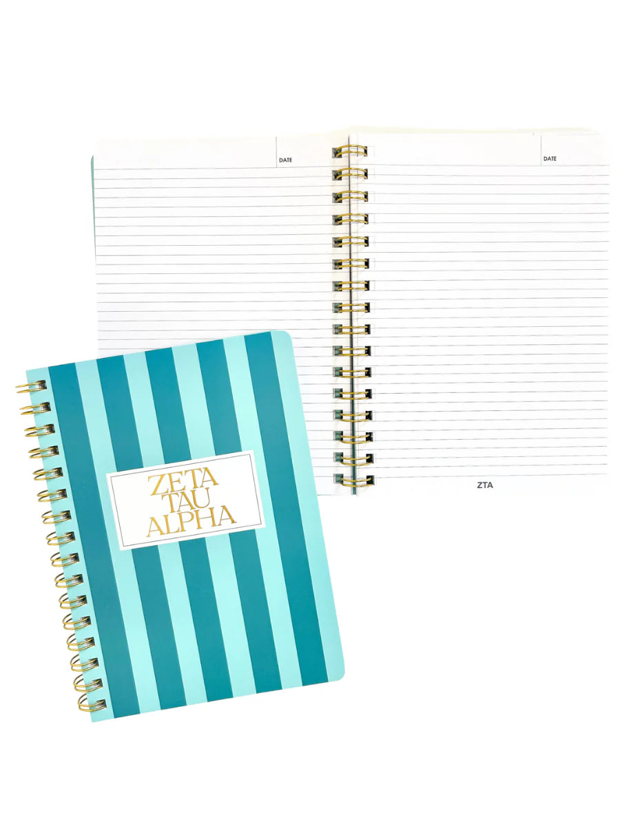 Sorority Stripe Notebook