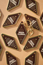 Sorority Enamel Hotel Keychain
