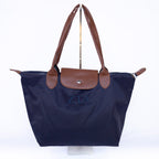 Sorority Embroidered Leather Tote Bag