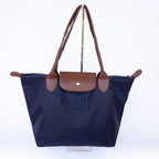 Sorority Embroidered Leather Tote Bag